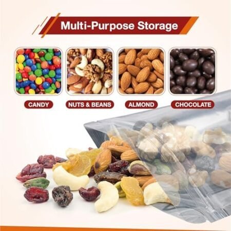 150 Pcs 5x8 Mylar Bags - Clear Front - Image 7