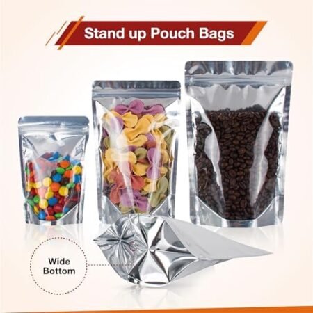 150 Pcs 5x8 Mylar Bags - Clear Front - Image 6