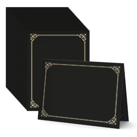 50 Pack Black Certificate Holder