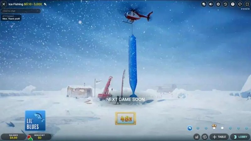 Explore ice fishing gambling game